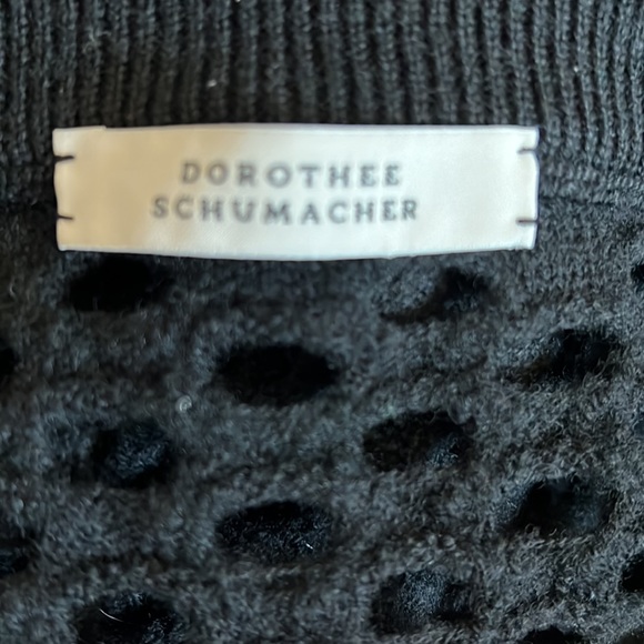 🔹 Dorothee Schumacher Open Knit Crop Sweater - Picture 3 of 3